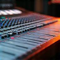 Sound mixing board